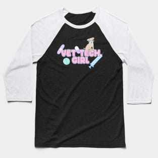 Vet Tech Girl Baseball T-Shirt